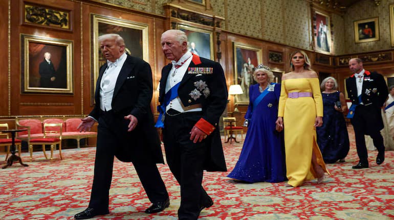 Royal Banquet for U.S. President Donald Trump: What Happened Between King Charles and Trump at Windsor Castle?